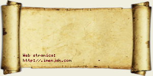 Željka Vlahović vizit kartica